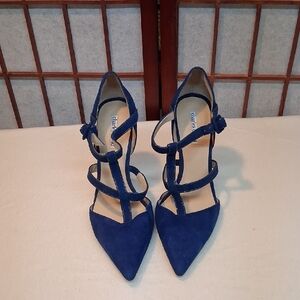 Charles David Royal Blue Strappy Heels